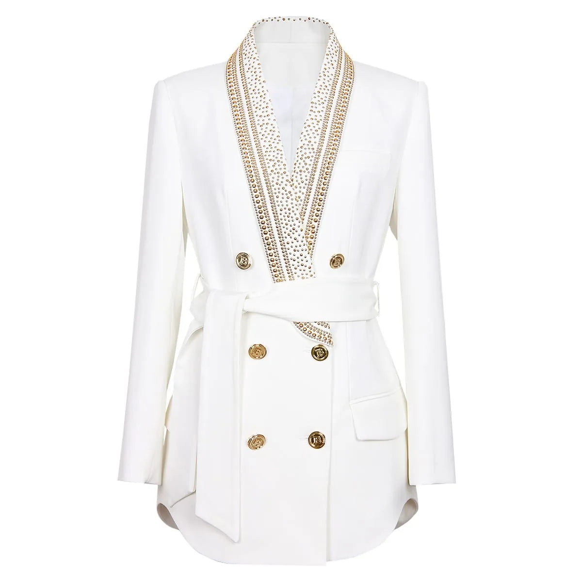 Blazer Élégance Signature – blanc