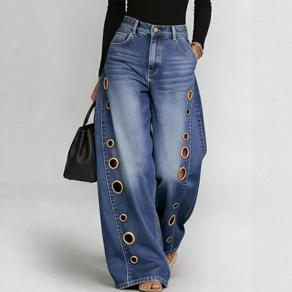 Jean Glam Wide – bleu clair