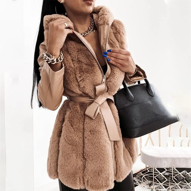 Veste Félina – camel